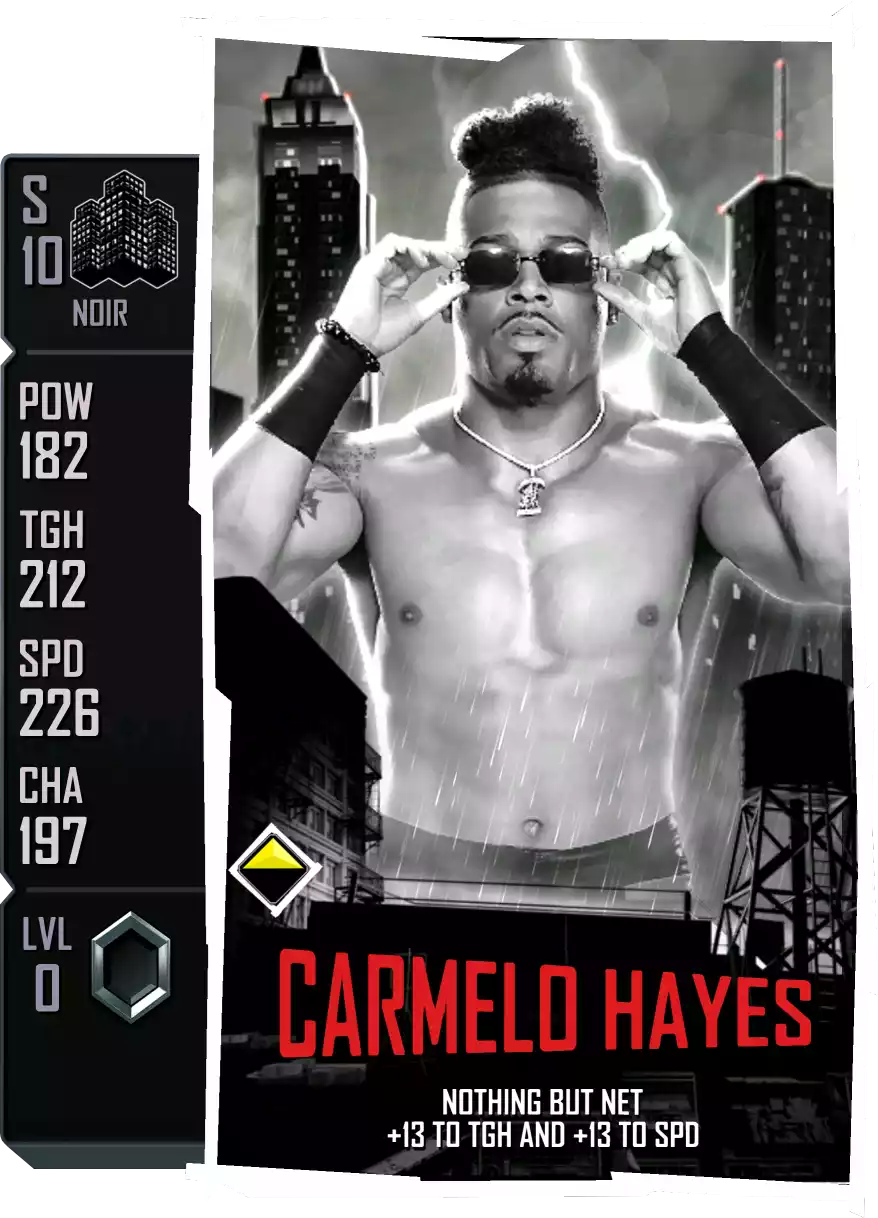 Noir - Carmelo Hayes - Standard Card from WWE Supercard