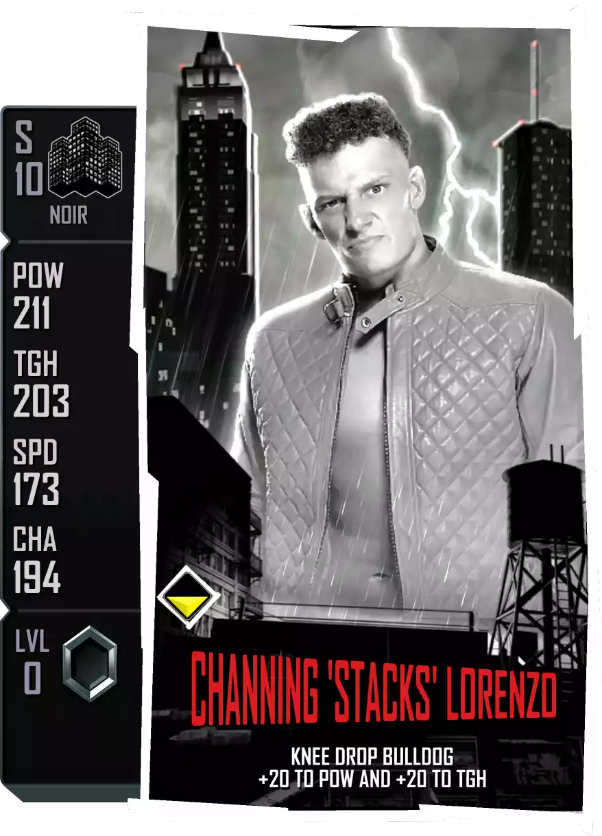 Noir - Channing Lorenzo - Standard Card from WWE Supercard