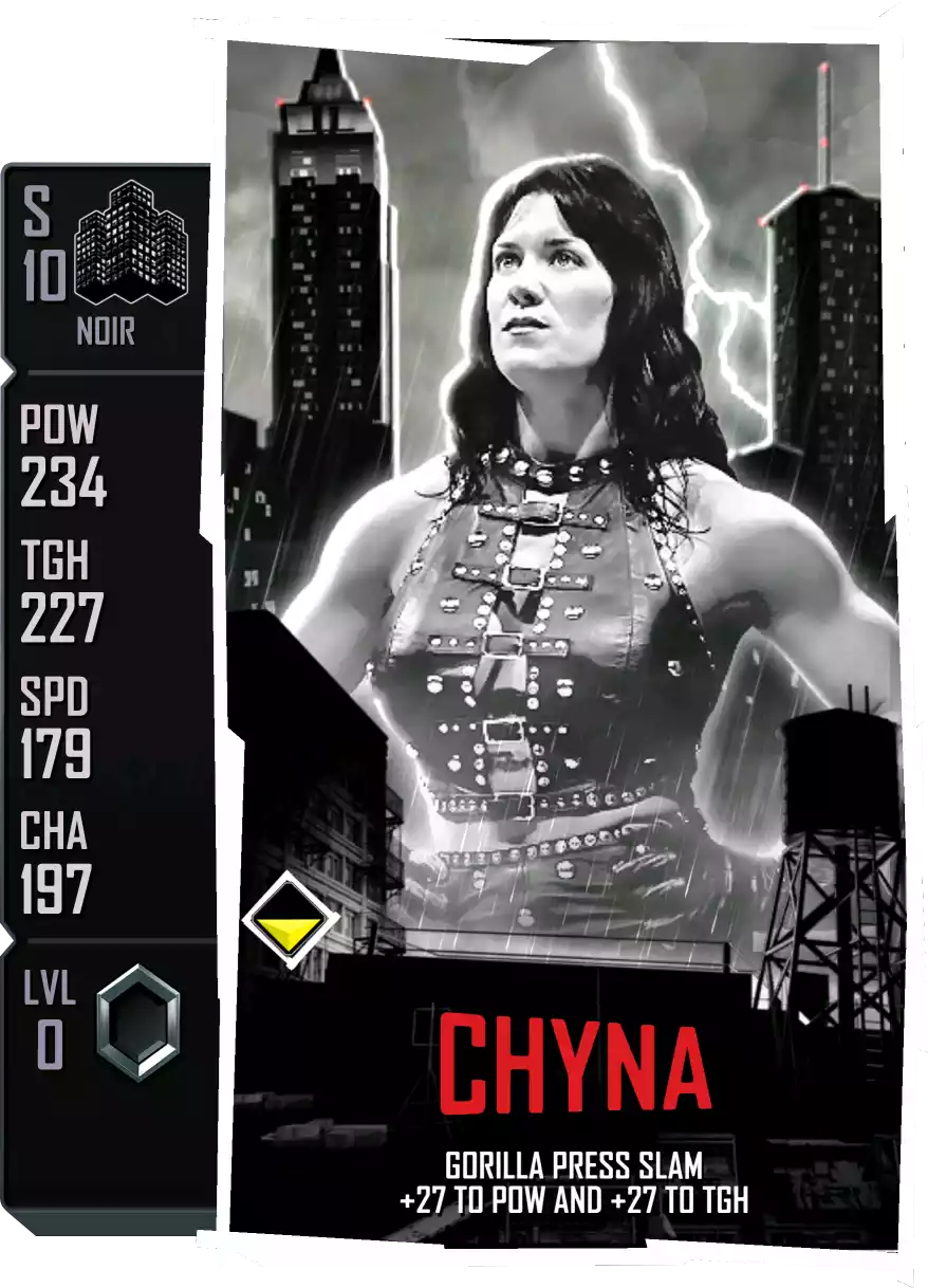 Noir - Chyna - Standard Card from WWE Supercard