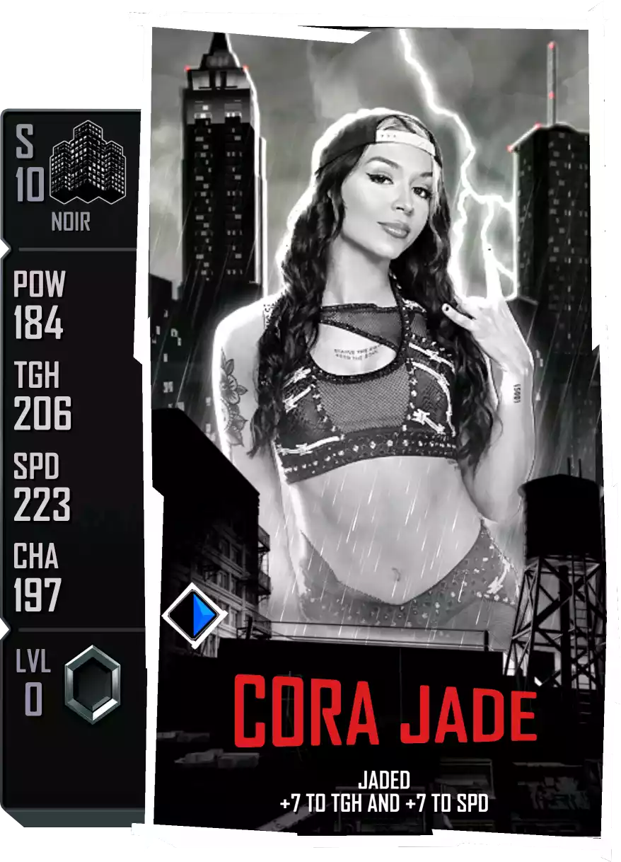 Noir - Cora Jade - Standard Card from WWE Supercard