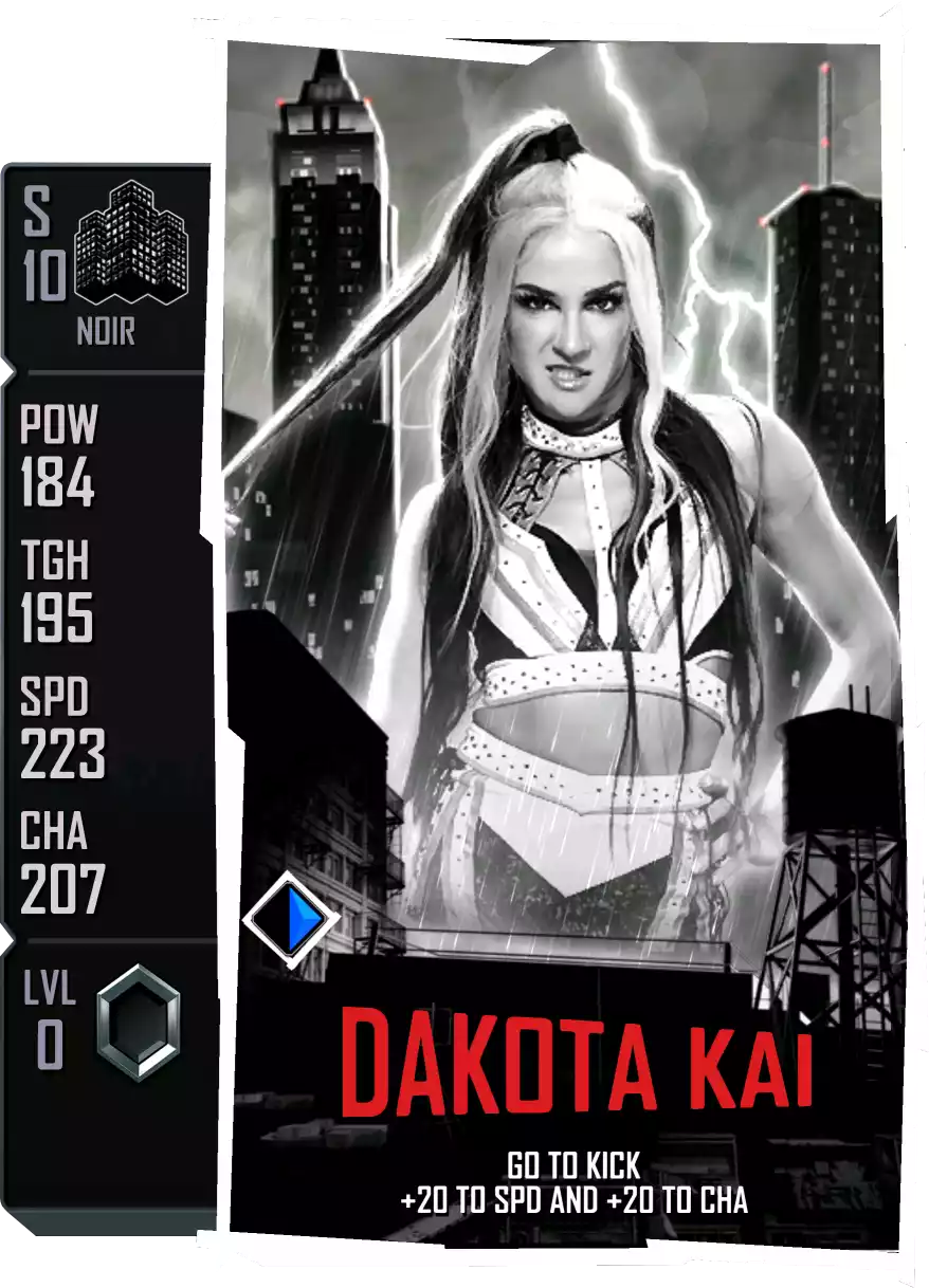 Noir - Dakota Kai - Standard Card from WWE Supercard