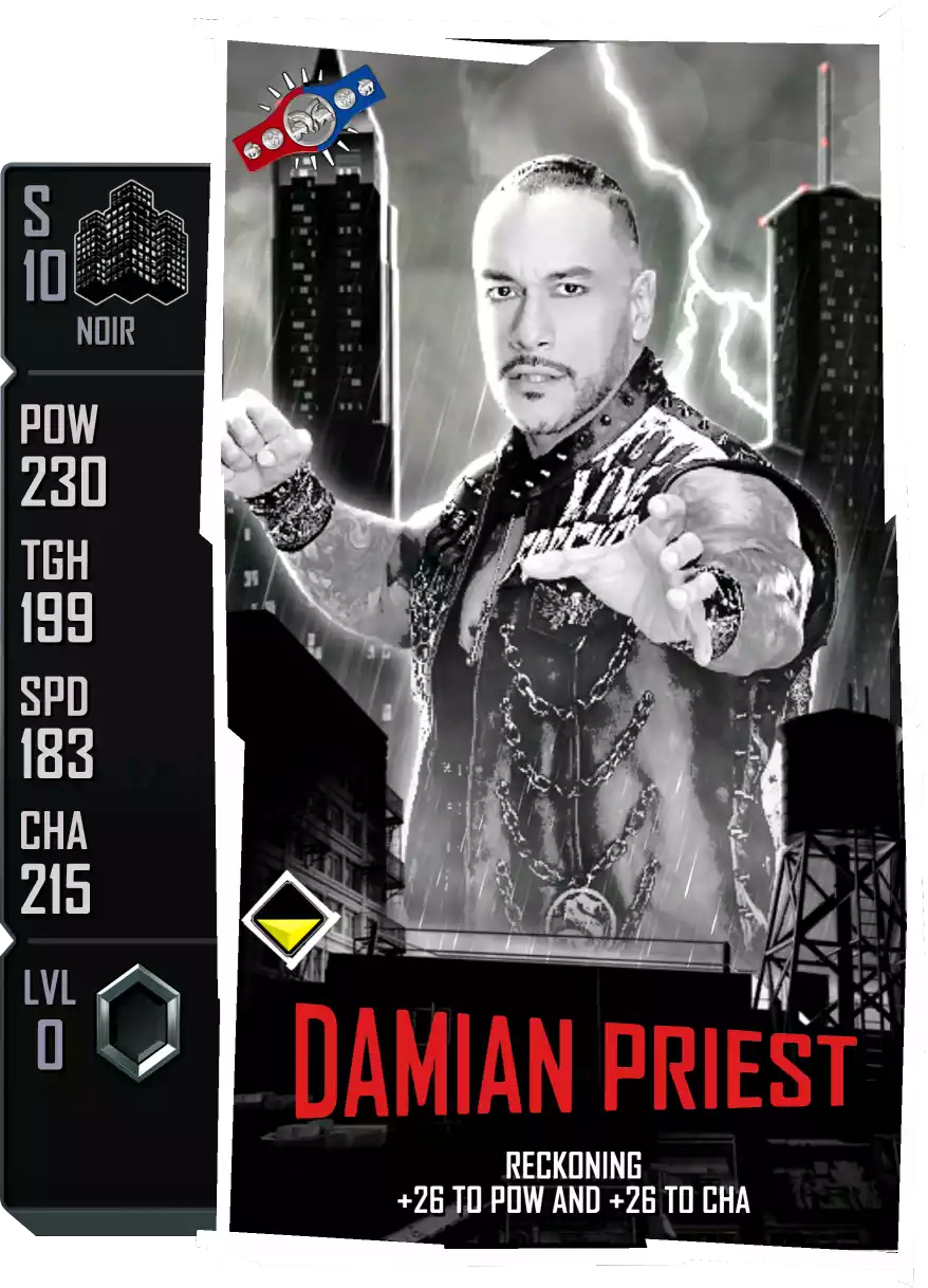 Noir - Damian Priest - Standard Card from WWE Supercard