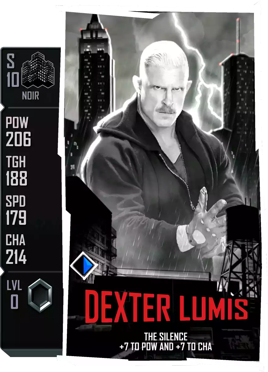 Noir - Dexter Lumis - Standard Card from WWE Supercard