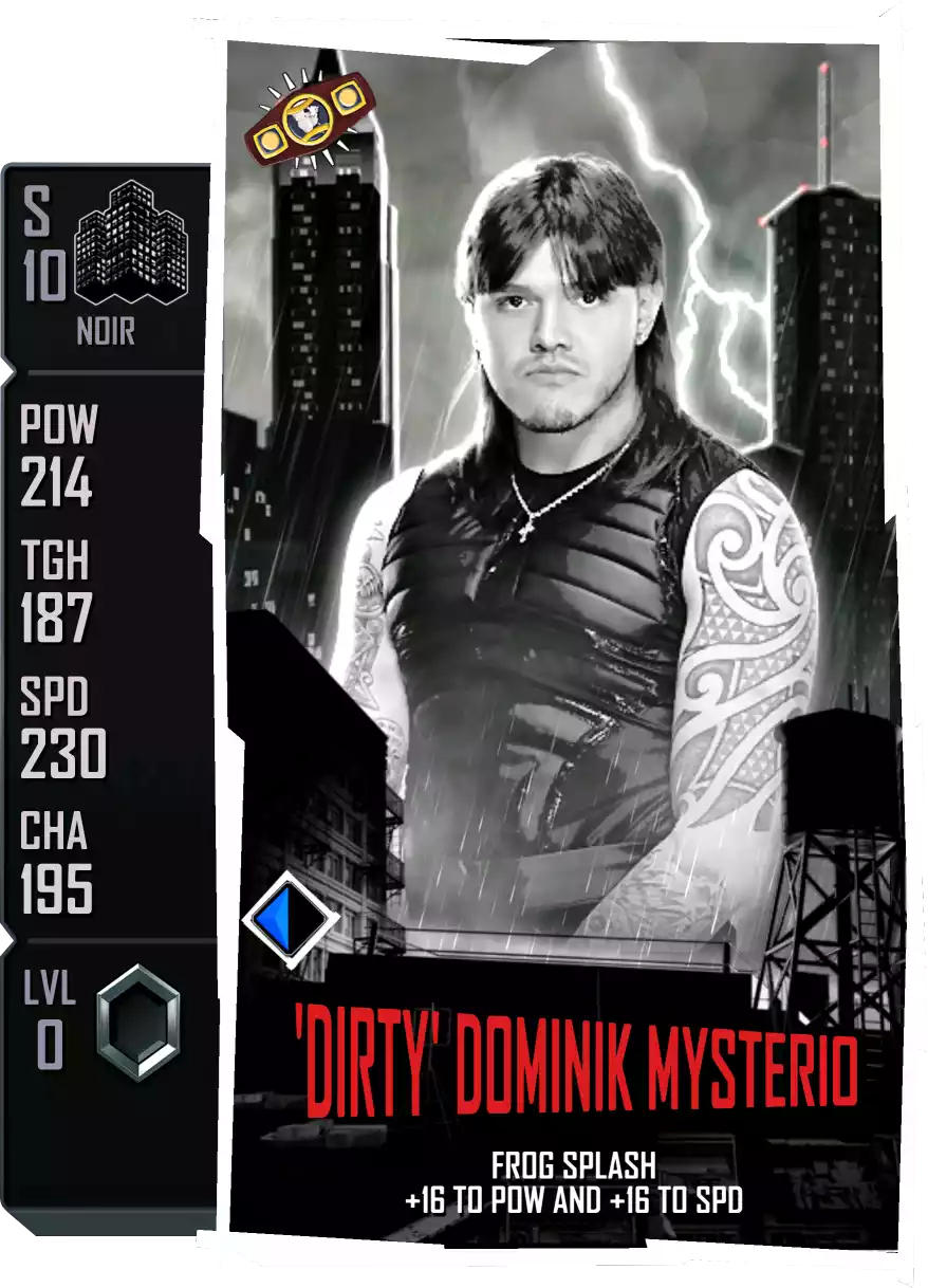 Noir - Dominik Mysterio - Standard Card from WWE Supercard