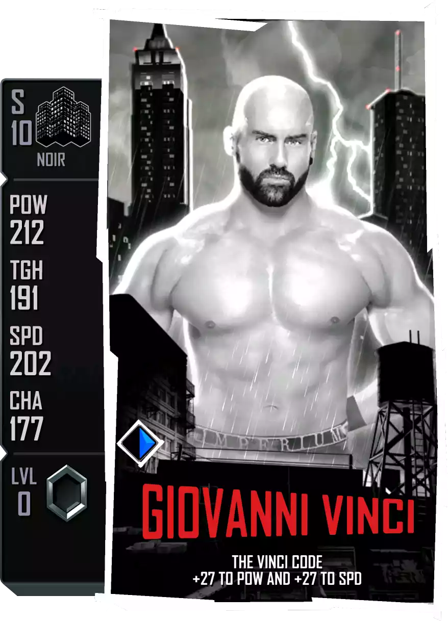 Noir - Giovanni Vinci - Standard Card from WWE Supercard