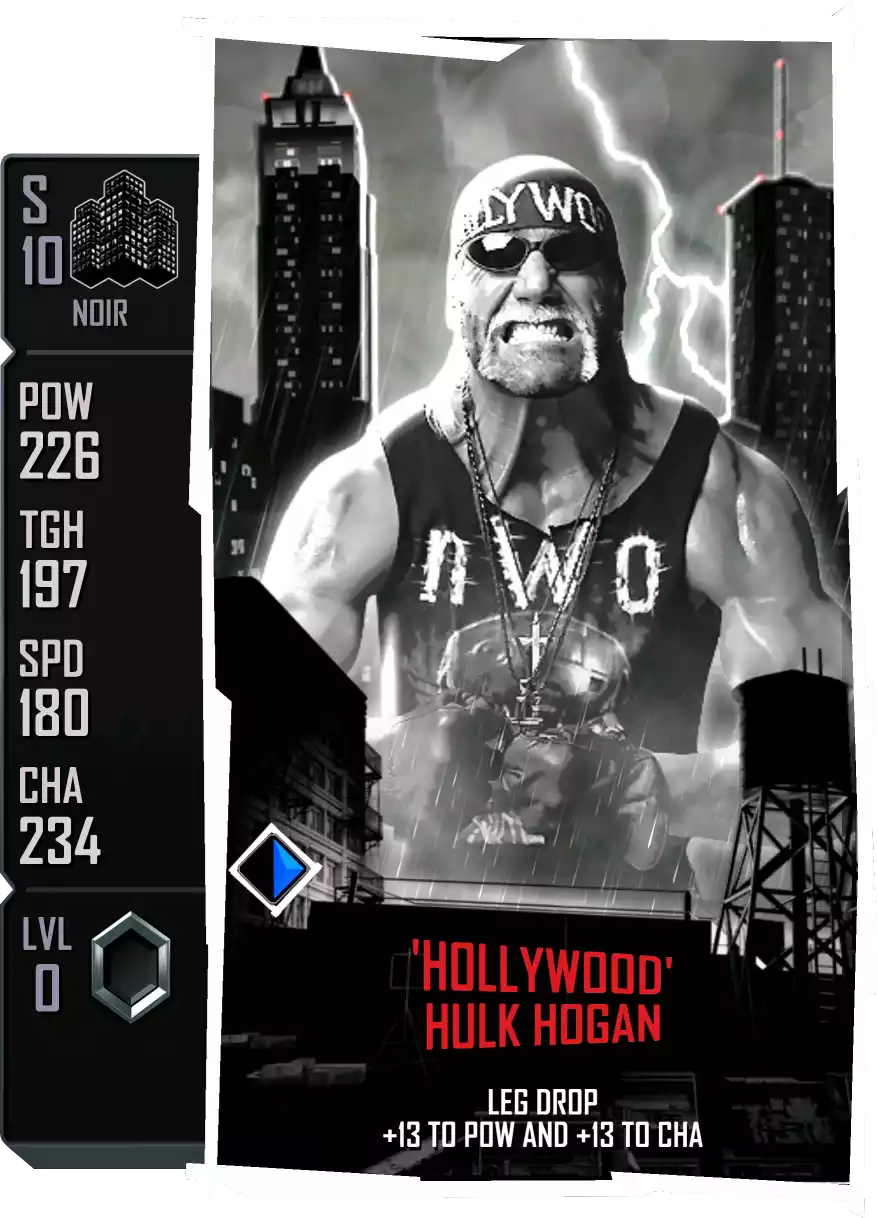 Noir - Hulk Hogan - Standard Card from WWE Supercard