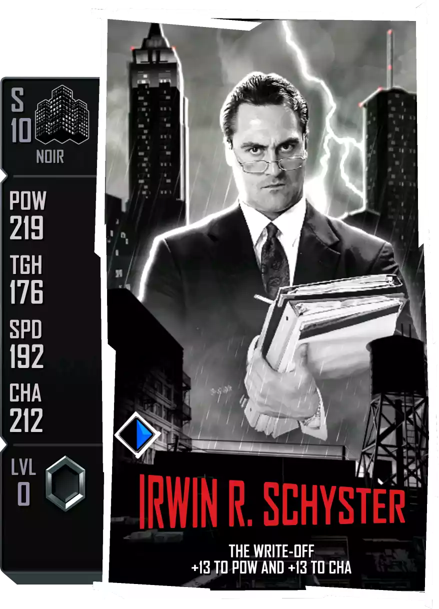 Noir - Irwin R. Schyster - Standard Card from WWE Supercard