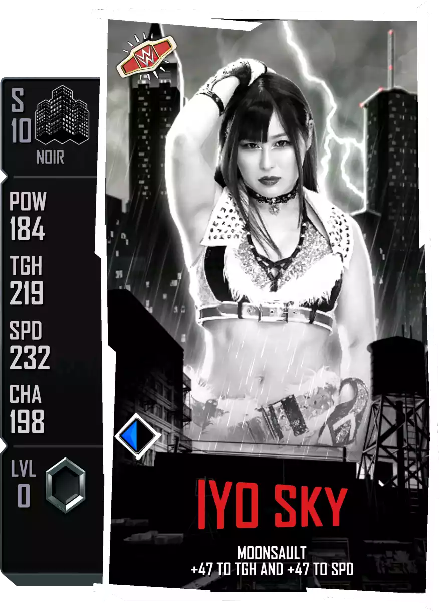 Noir - Iyo Sky - Standard Card from WWE Supercard