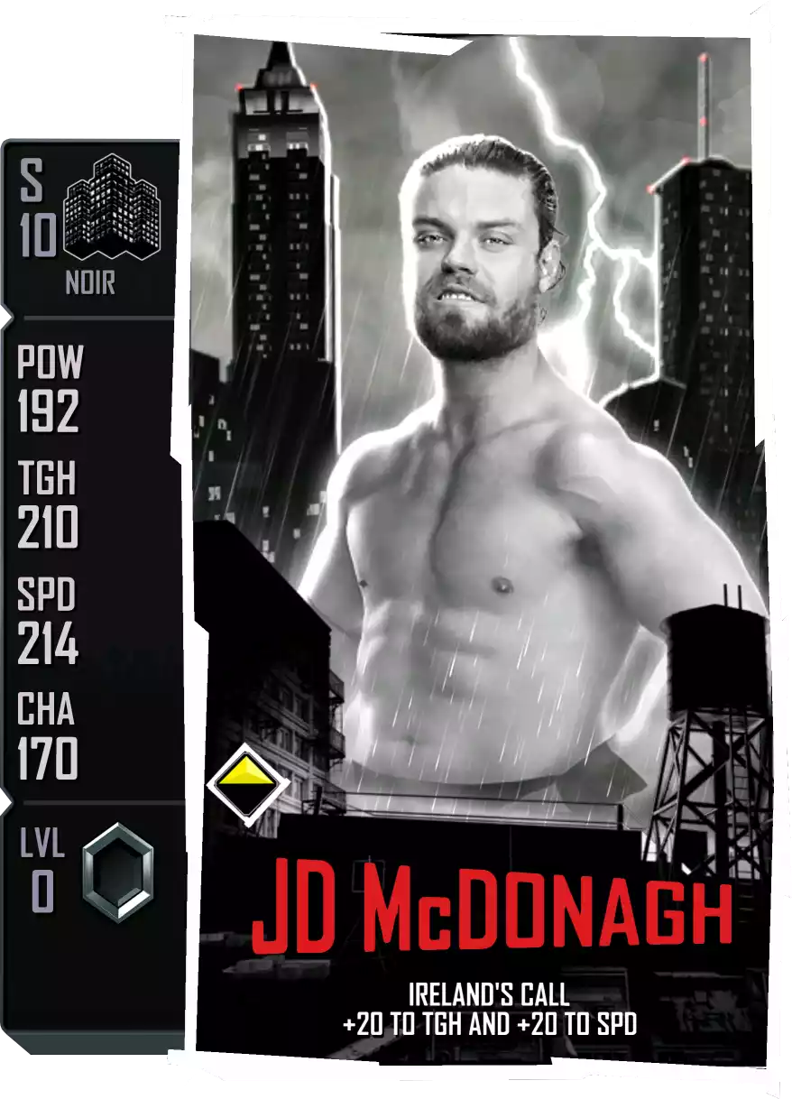 Noir - Jd Mcdonagh - Standard Card from WWE Supercard