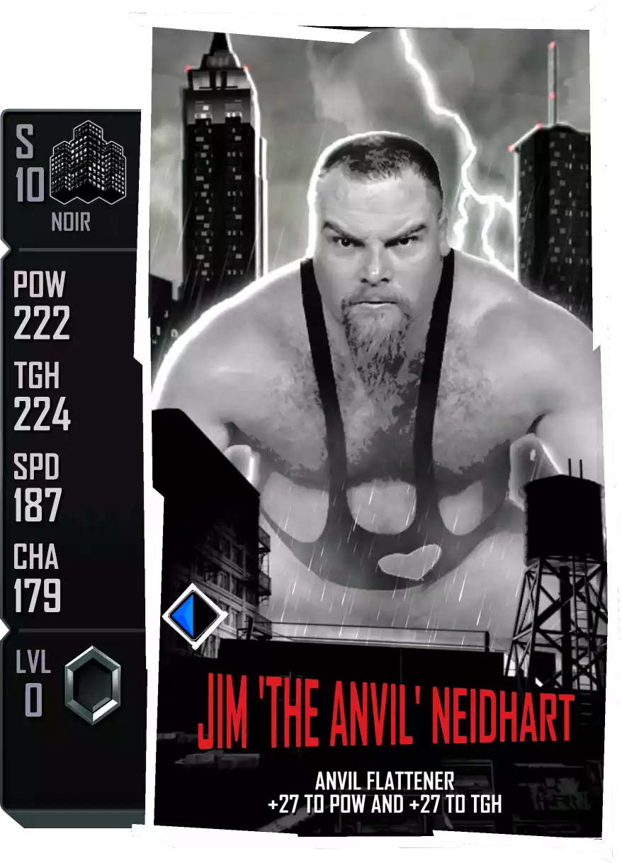 Noir - Jim Neidhart - Standard Card from WWE Supercard