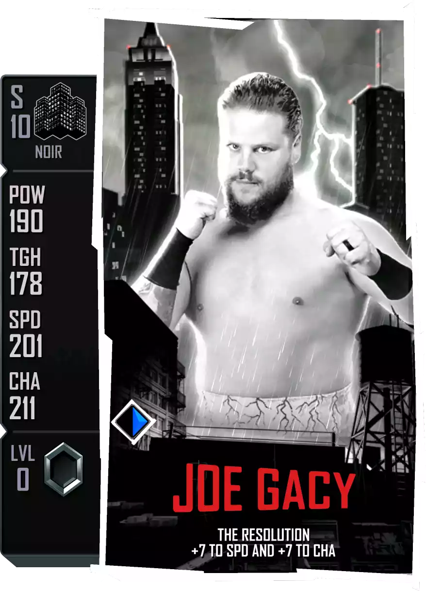 Noir - Joe Gacy - Standard Card from WWE Supercard
