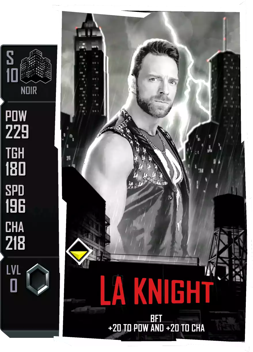 Noir - La Knight - Standard Card from WWE Supercard