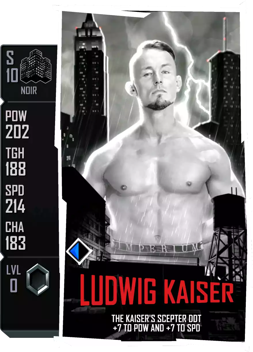 Noir - Ludwig Kaiser - Standard Card from WWE Supercard