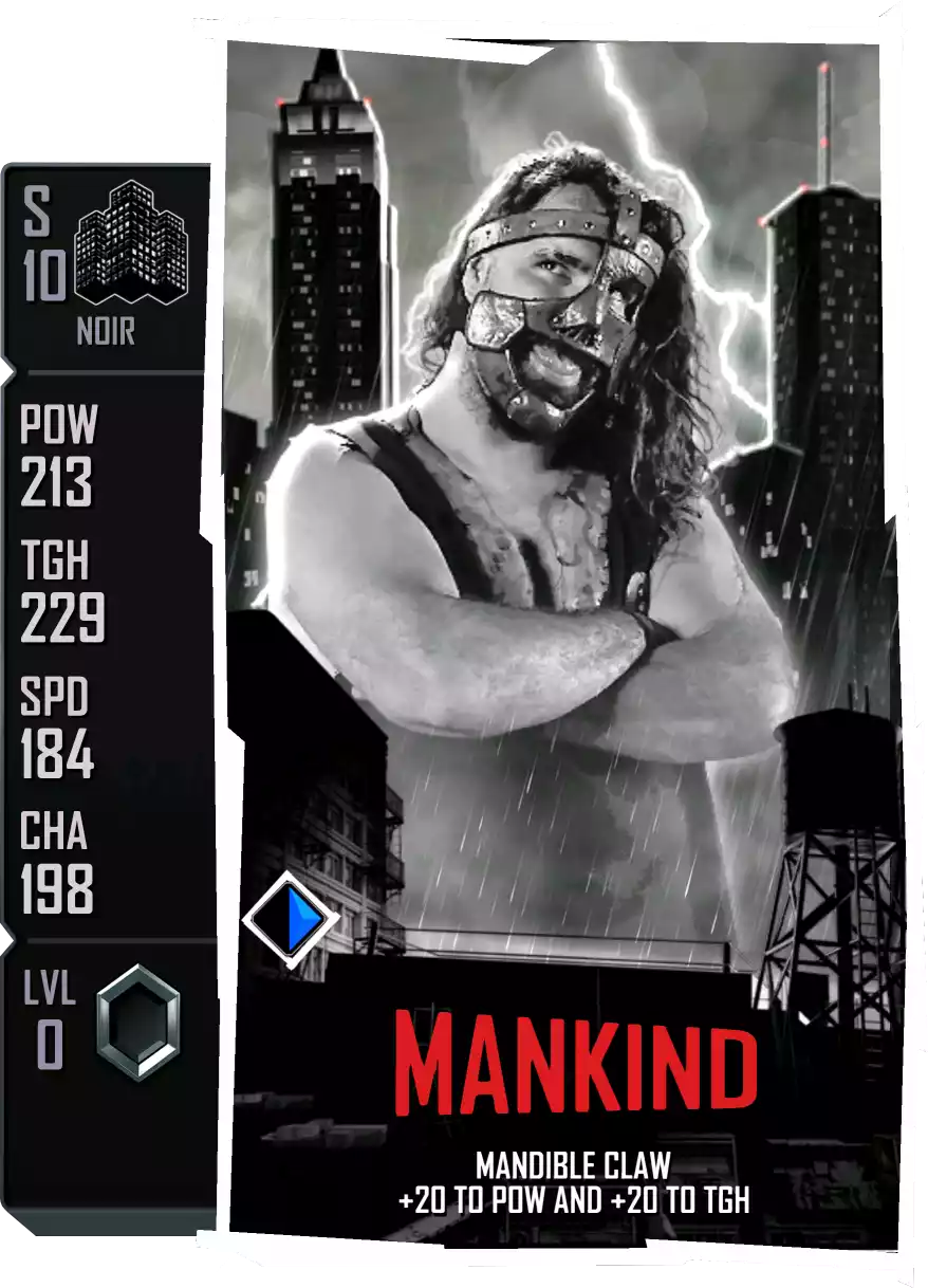Noir - Mankind - Standard Card from WWE Supercard