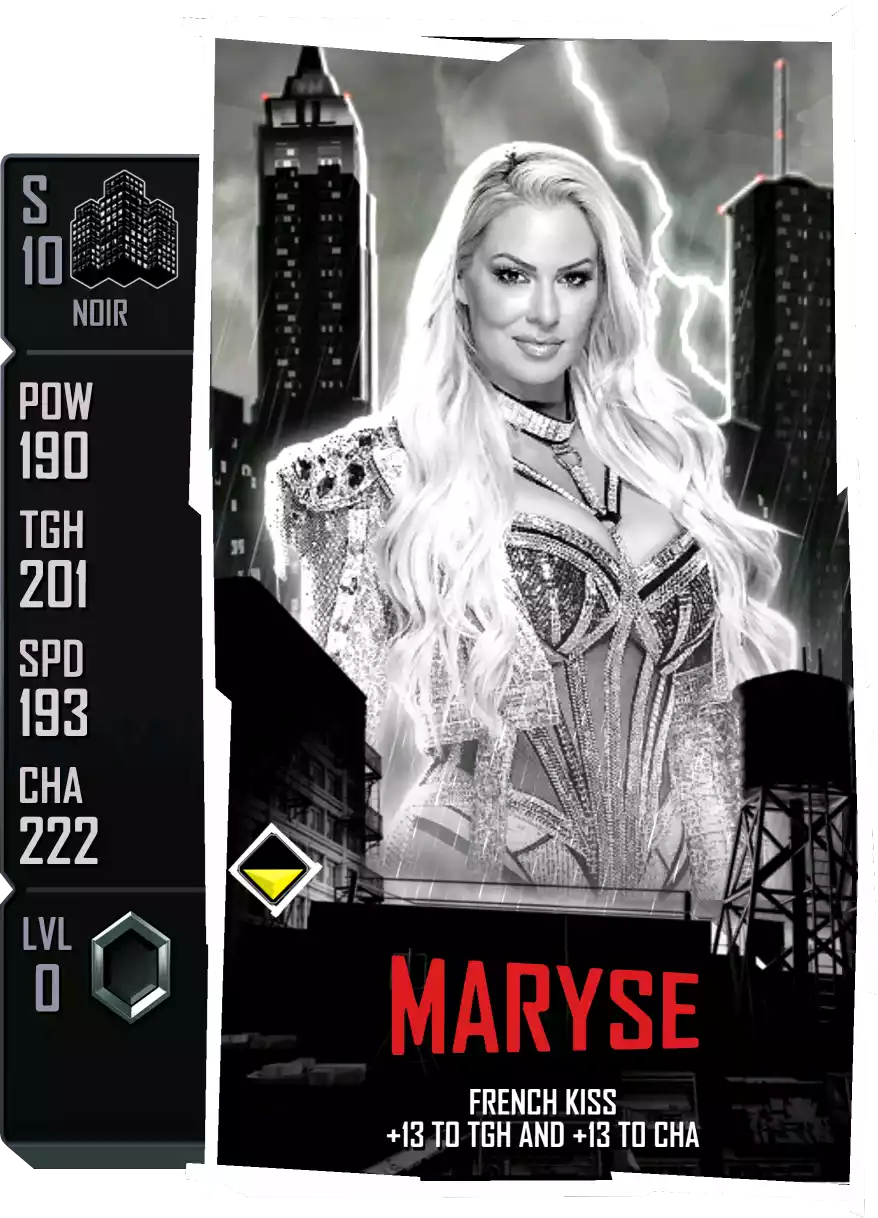 Noir - Maryse - Standard Card from WWE Supercard