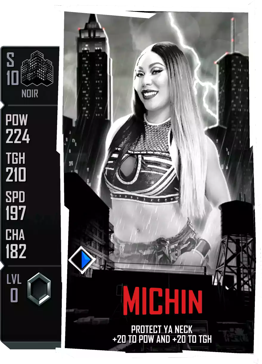Noir - Michin - Standard Card from WWE Supercard