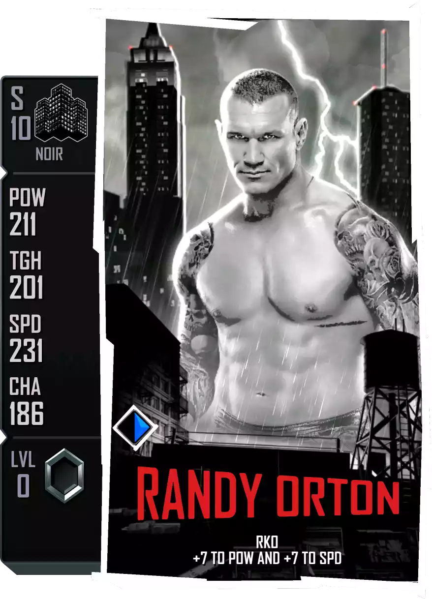 Noir - Randy Orton - Standard Card from WWE Supercard