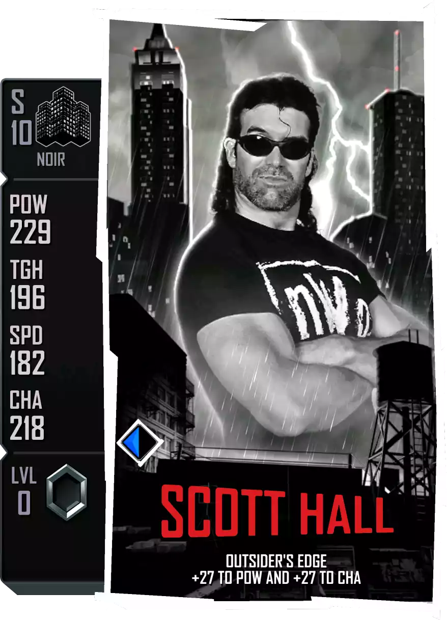 Noir - Scott Hall - Standard Card from WWE Supercard