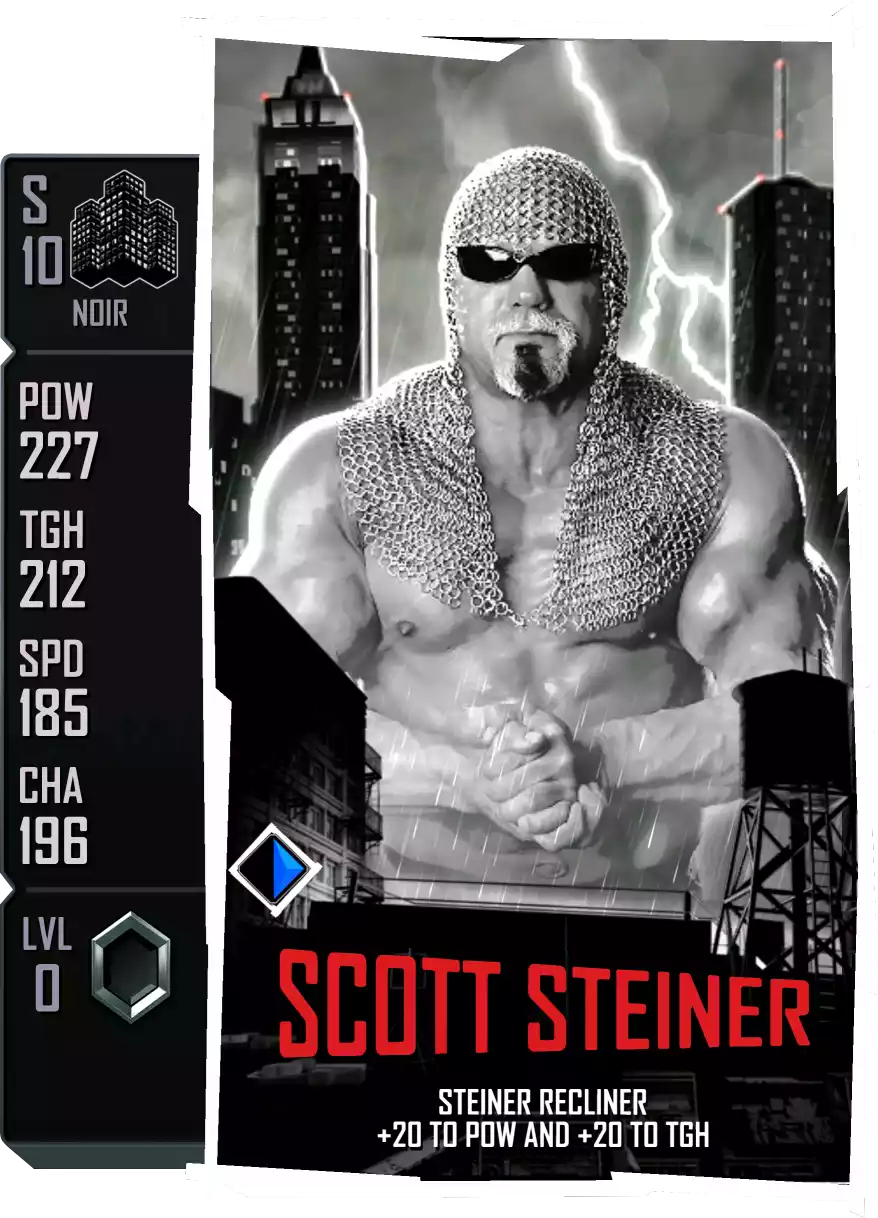 Noir - Scott Steiner - Standard Card from WWE Supercard