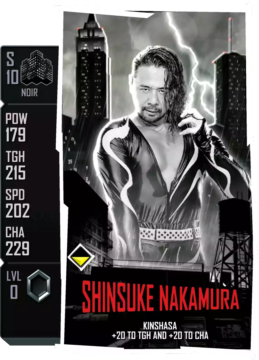 Noir - Shinsuke Nakamura - Standard Card from WWE Supercard