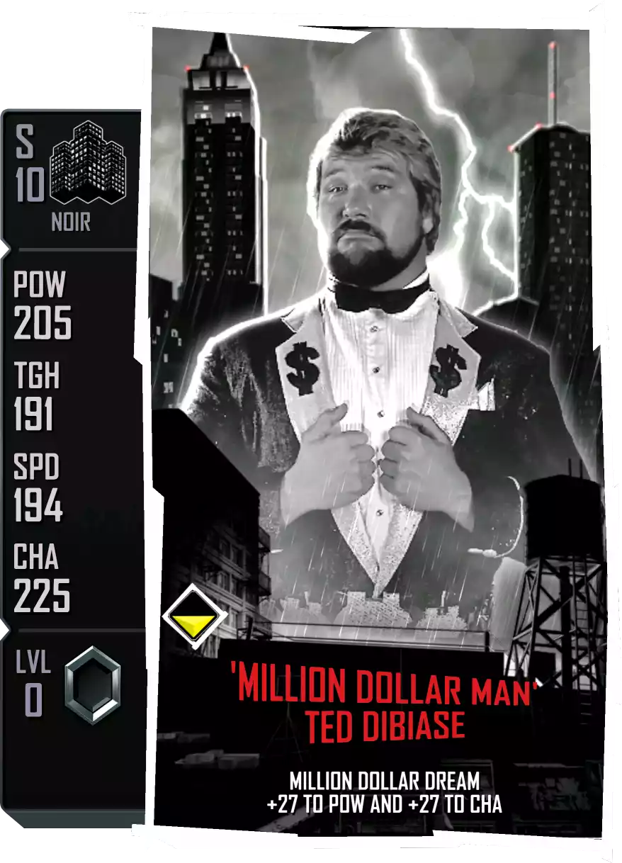 Noir - Ted Dibiase - Standard Card from WWE Supercard