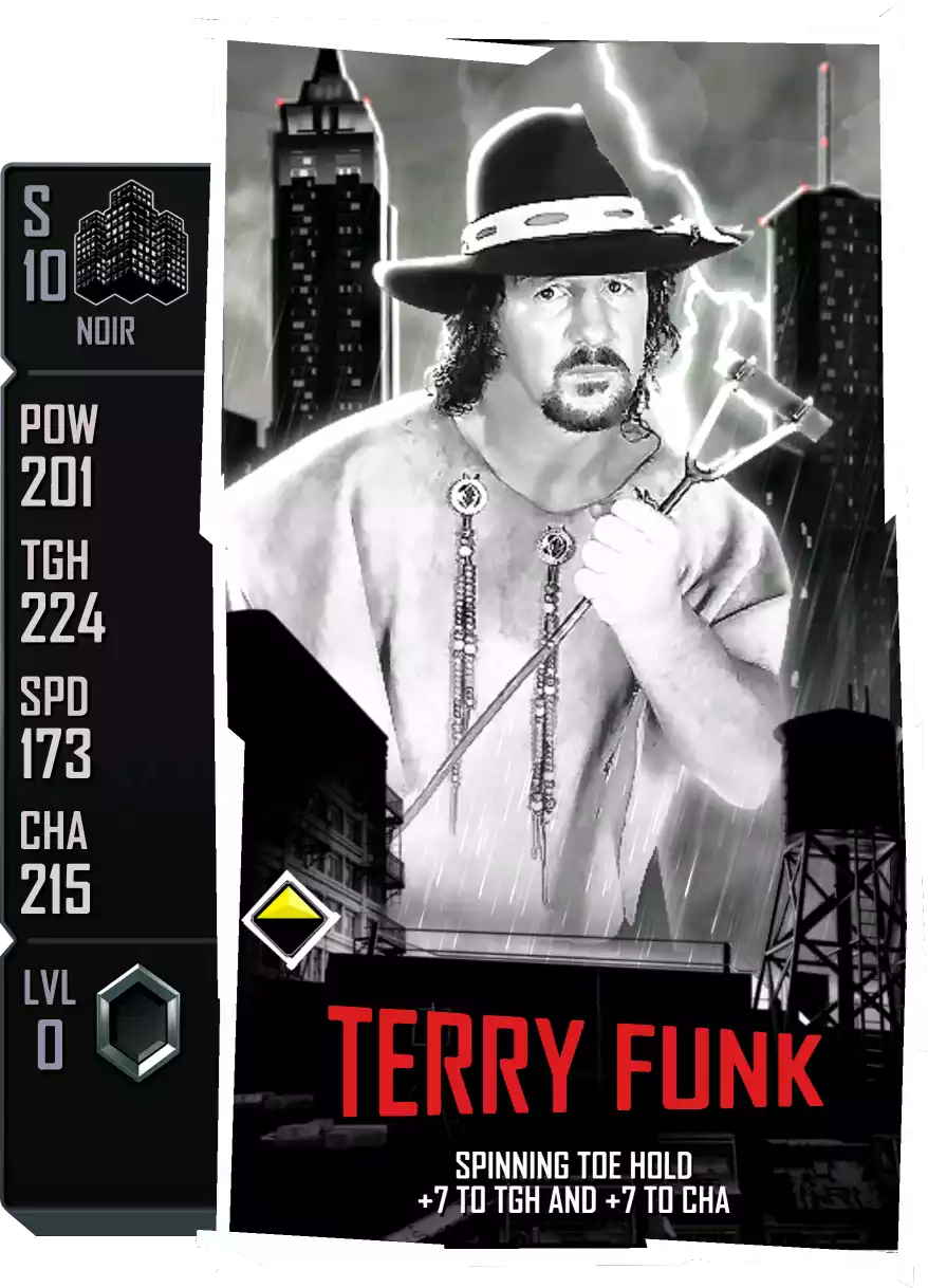 Noir - Terry Funk - Standard Card from WWE Supercard