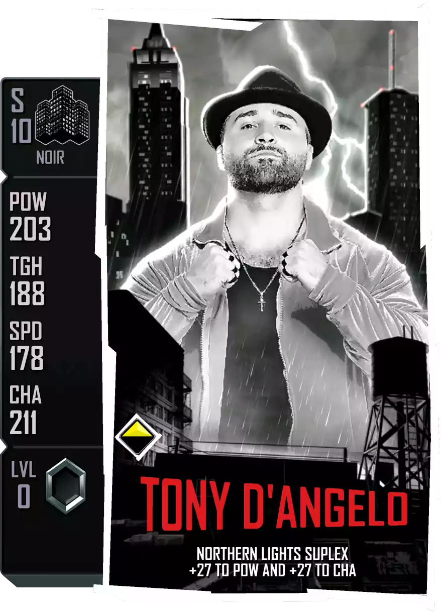 Noir - Tony D'Angelo - Standard Card from WWE Supercard
