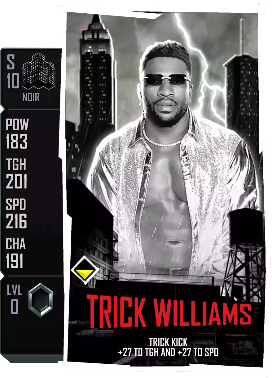 Noir - Trick Williams - Standard Card from WWE Supercard