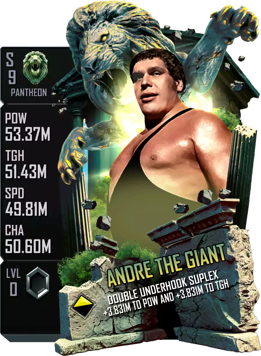 Pantheon - Andre The Giant - Standard Card from WWE Supercard