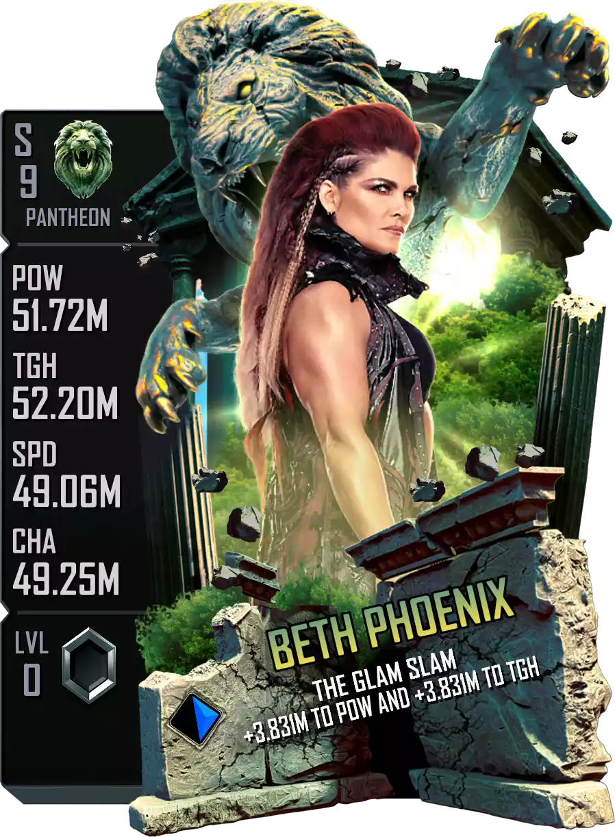 Pantheon - Beth Phoenix - Standard Card from WWE Supercard