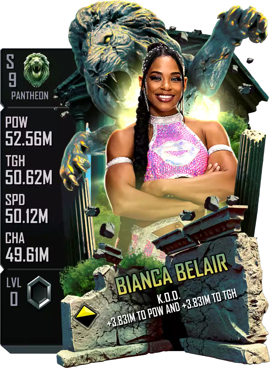 Pantheon - Bianca Belair - Standard Card from WWE Supercard