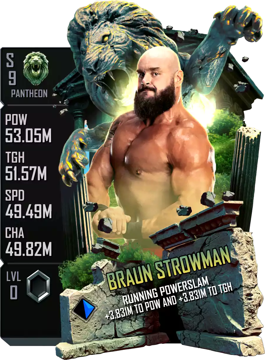 Pantheon - Braun Strowman - Standard Card from WWE Supercard