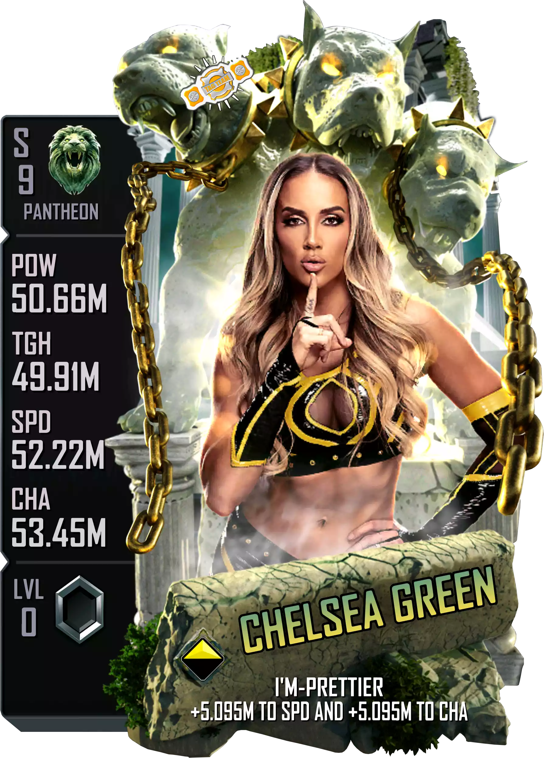 Pantheon, Chelsea Green, Fusion Card from WWE Supercard