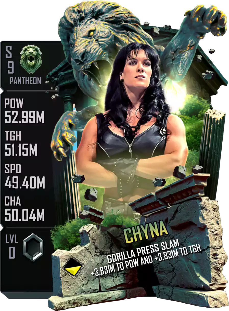 Pantheon - Chyna - Standard Card from WWE Supercard