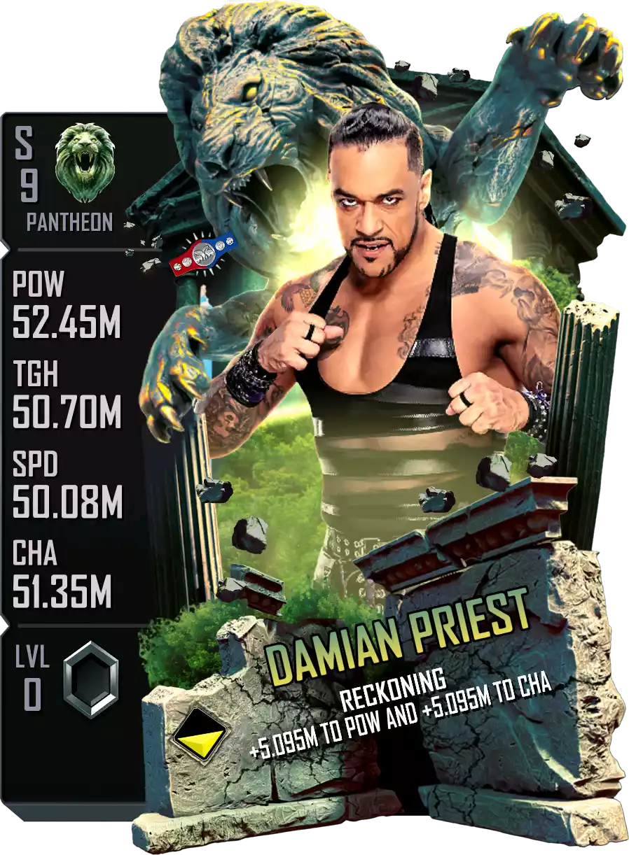 Pantheon - Damian Priest - Standard Card from WWE Supercard