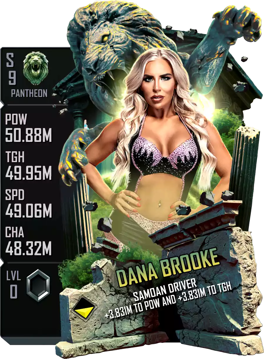 Pantheon - Dana Brooke - Standard Card from WWE Supercard