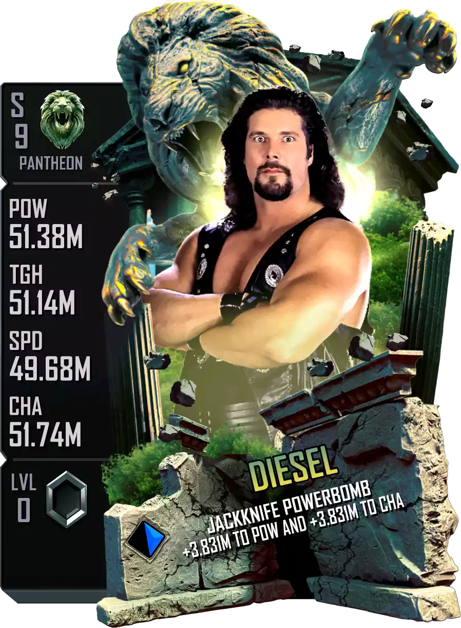 Pantheon - Diesel - Standard Card from WWE Supercard