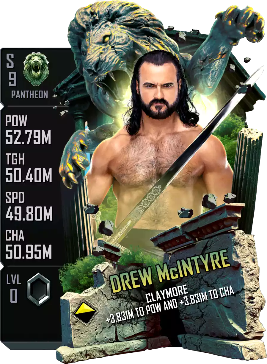 Pantheon - Drew Mcintyre - Standard Card from WWE Supercard