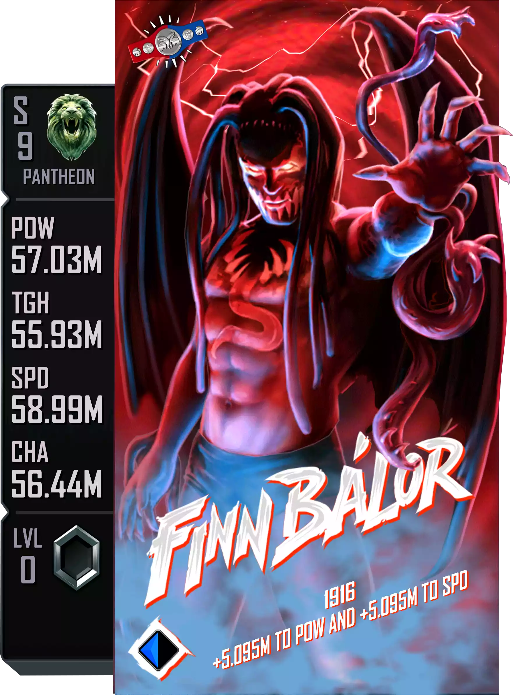 Pantheon, Finn Balor, SE (Special Edition) Card from WWE Supercard
