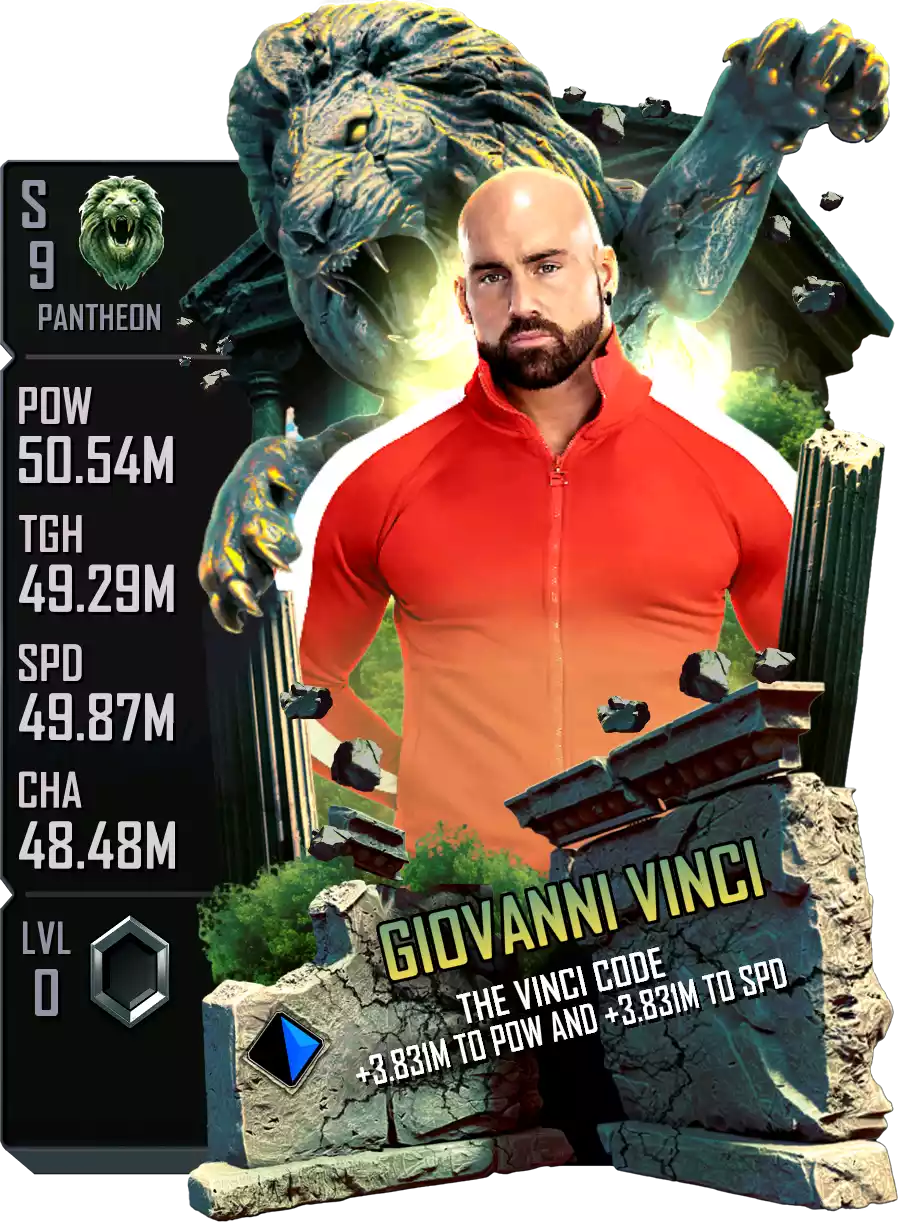 Pantheon - Giovanni Vinci - Standard Card from WWE Supercard