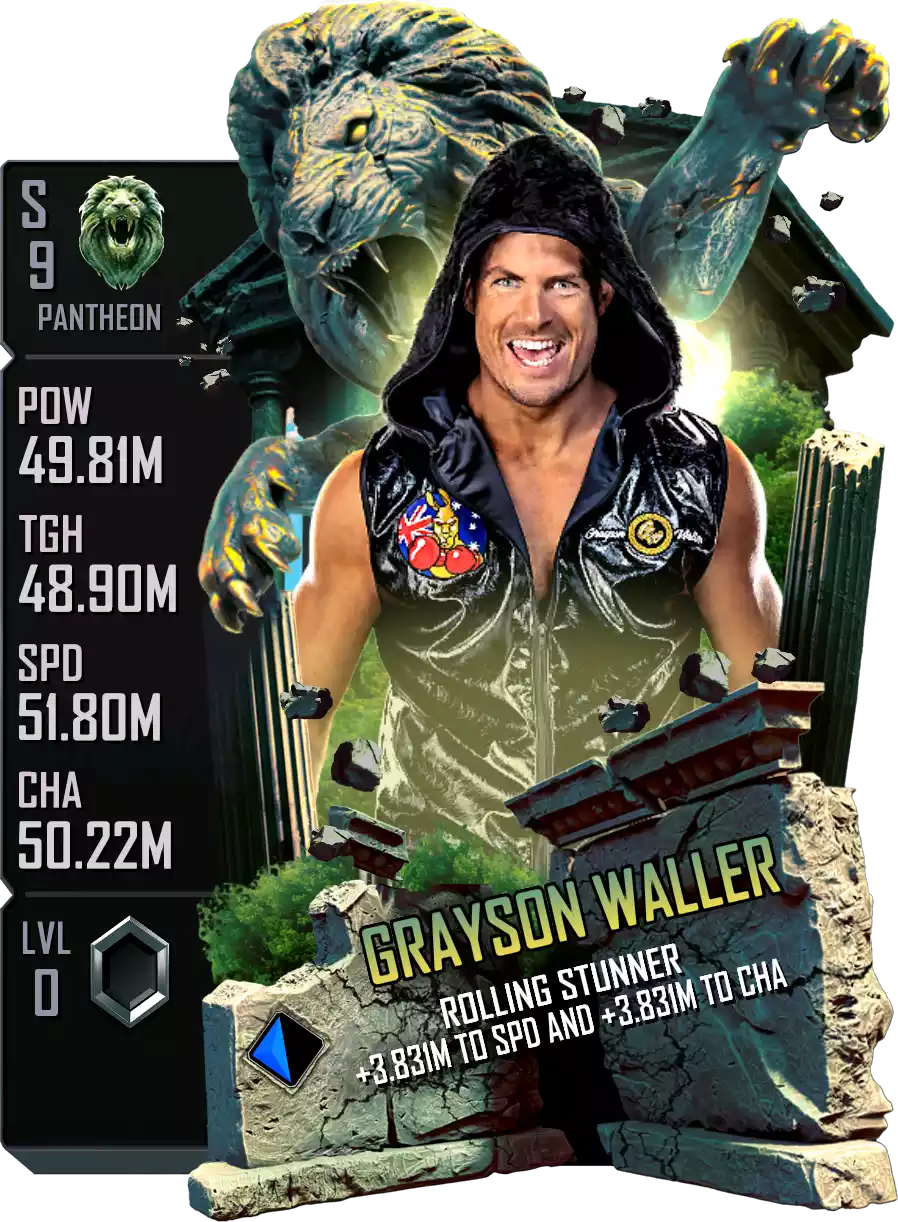 Pantheon - Grayson Waller - Standard Card from WWE Supercard