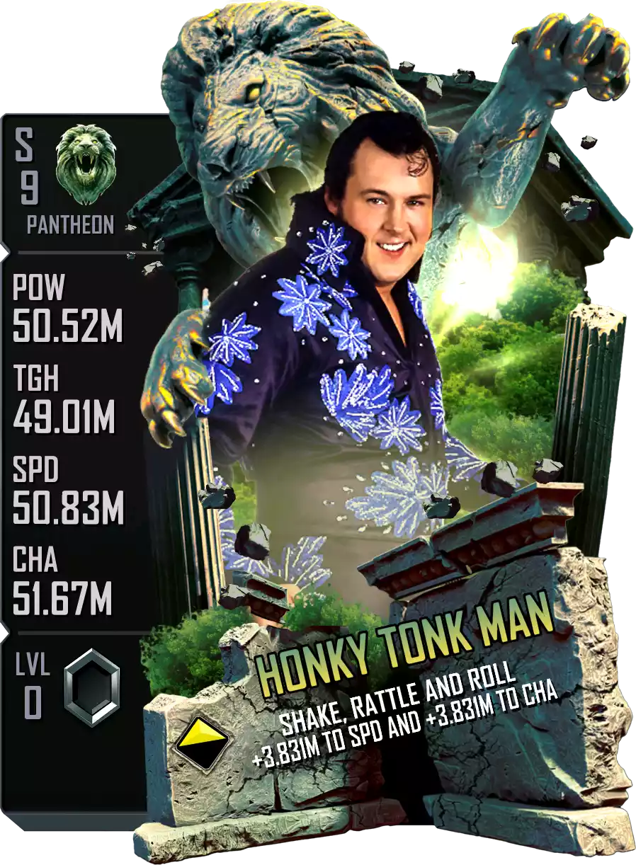 Pantheon - Honky Tonk Man - Standard Card from WWE Supercard