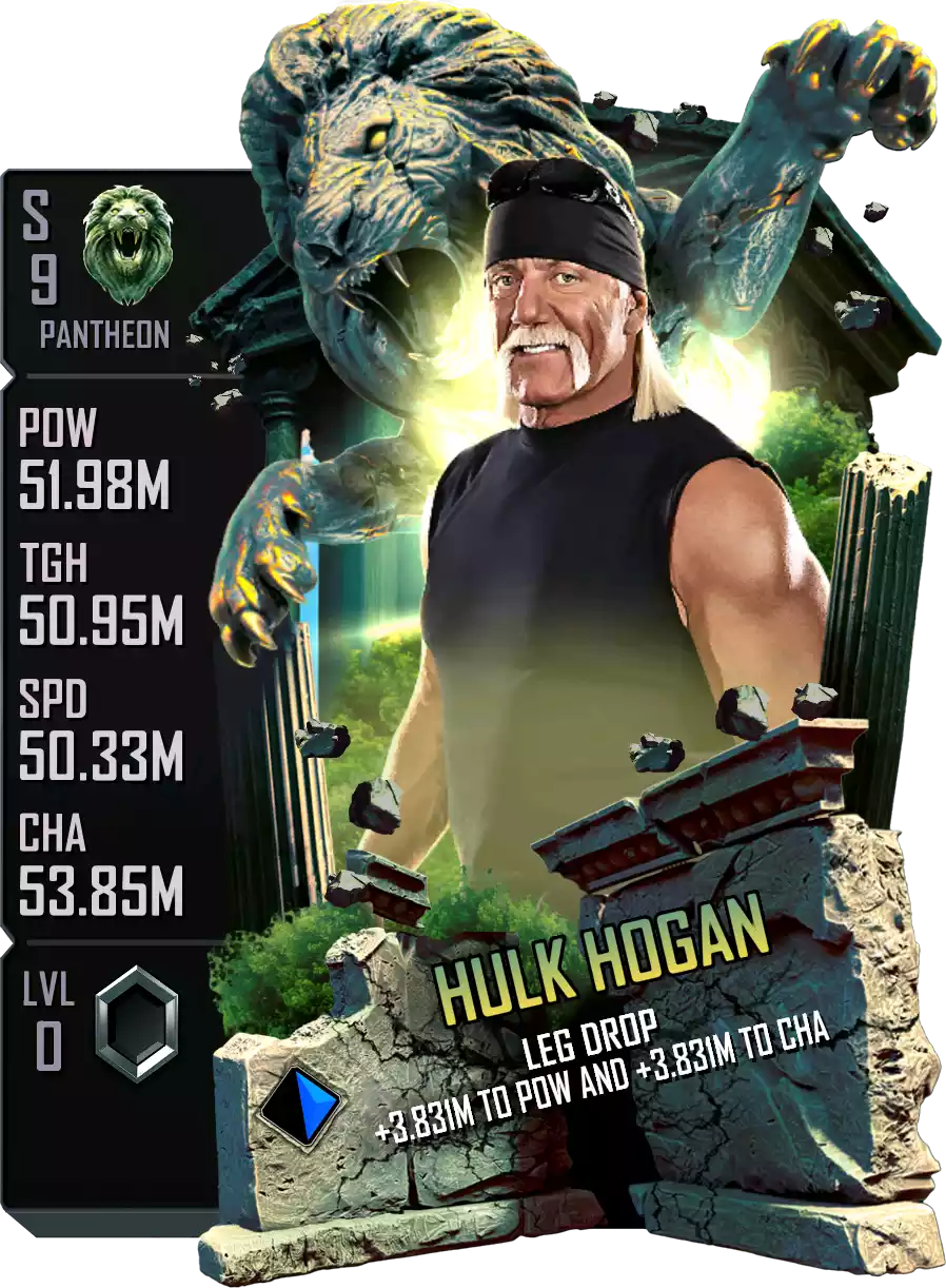 Pantheon - Hulk Hogan - Standard Card from WWE Supercard
