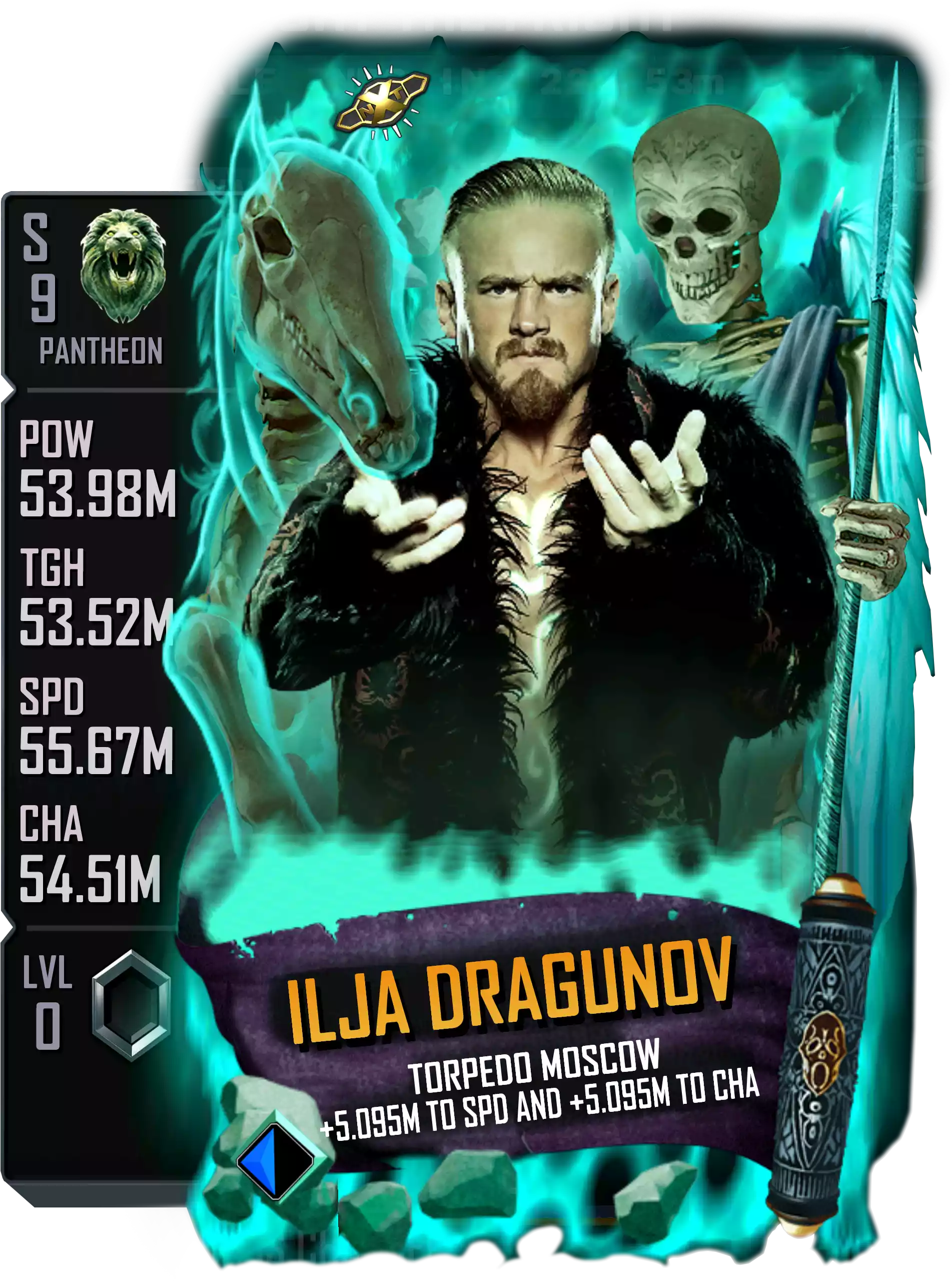 Pantheon - Ilja Dragunov - Special Seasonal Halloween Card from WWE Supercard