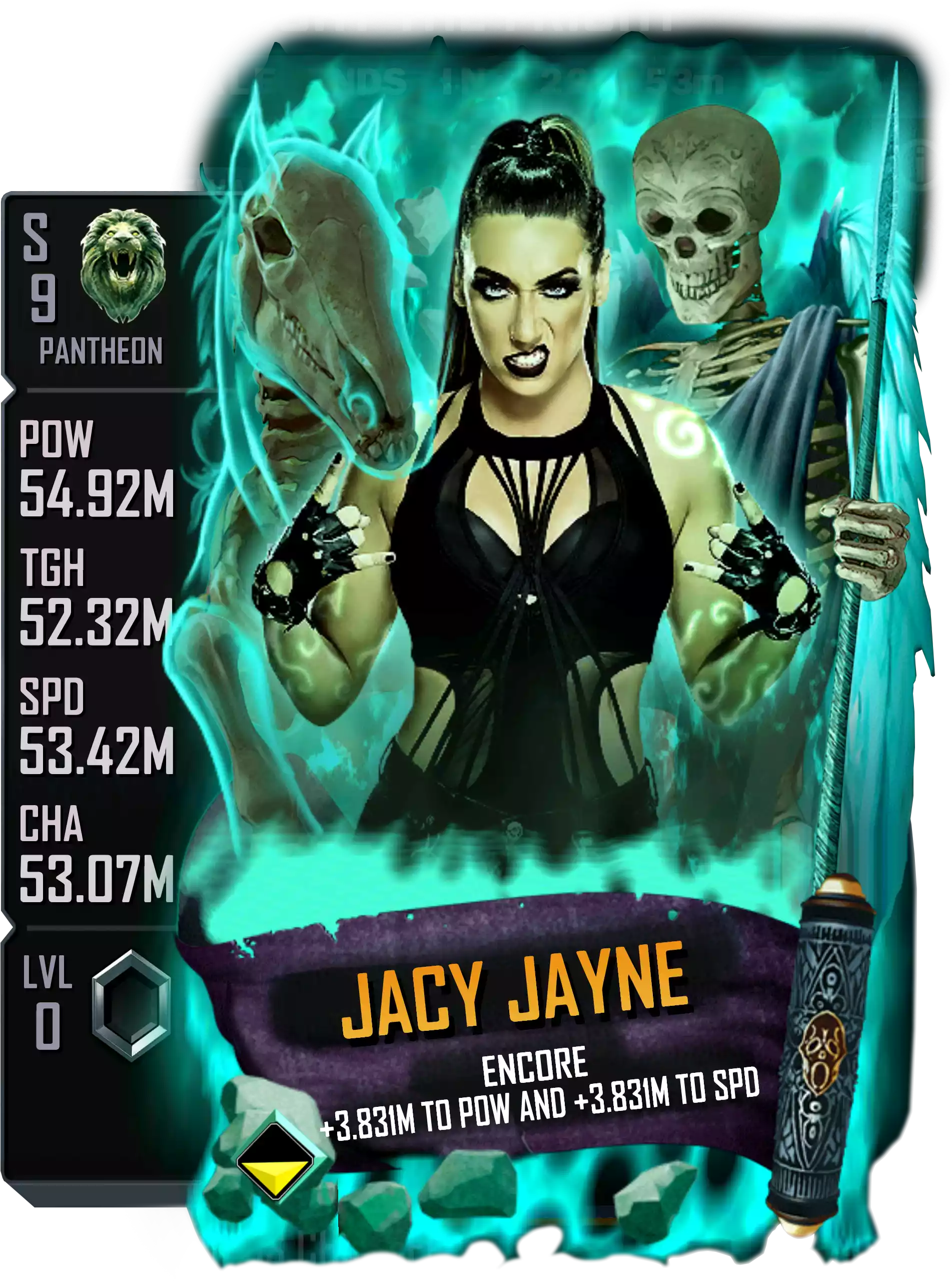 Pantheon - Jacy Jane - Special Seasonal Halloween Card from WWE Supercard