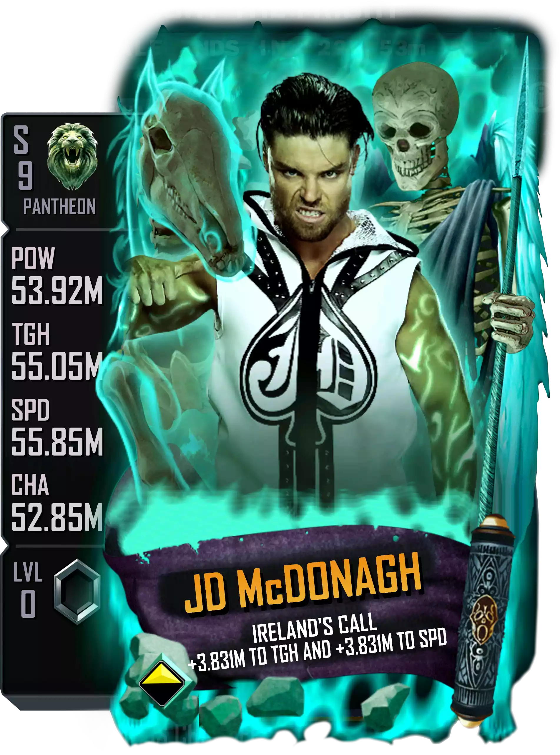 Pantheon - JD McDonagh - Special Seasonal Halloween Card from WWE Supercard