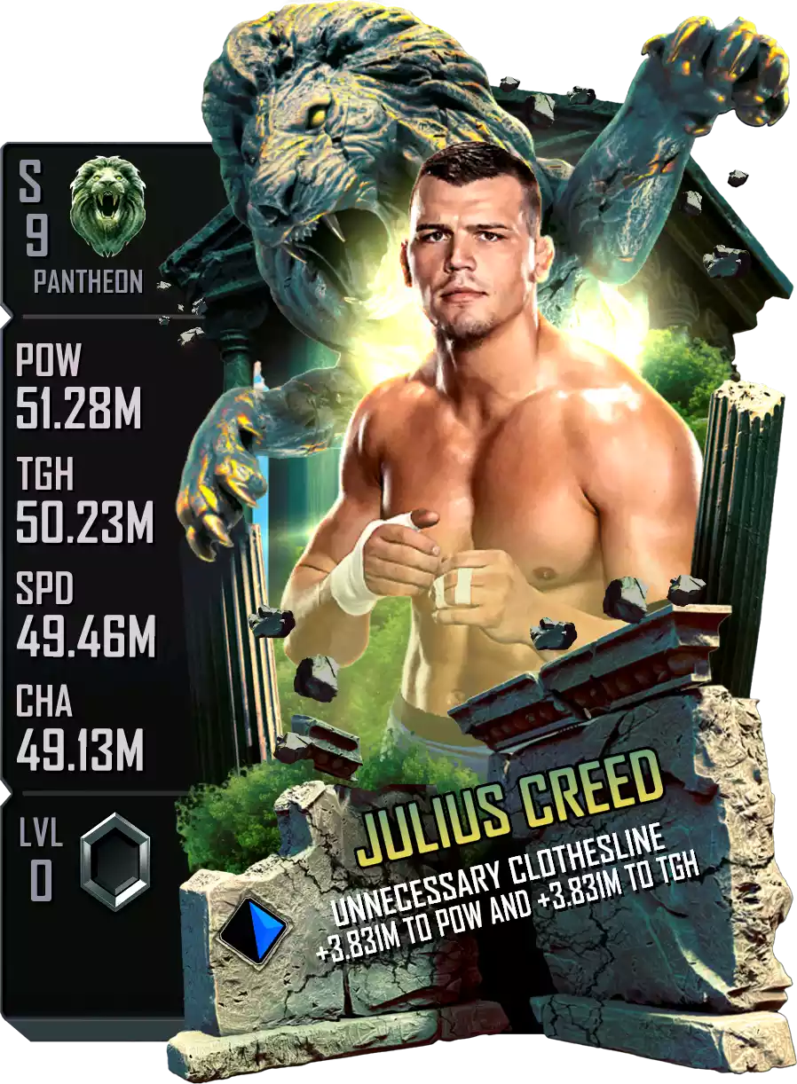 Pantheon - Julius Creed - Standard Card from WWE Supercard