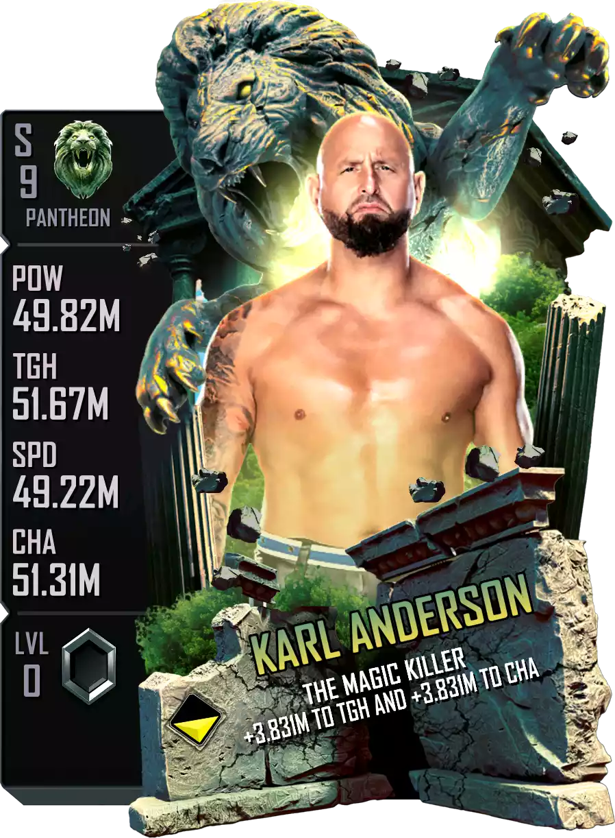 Pantheon - Karl Anderson - Standard Card from WWE Supercard