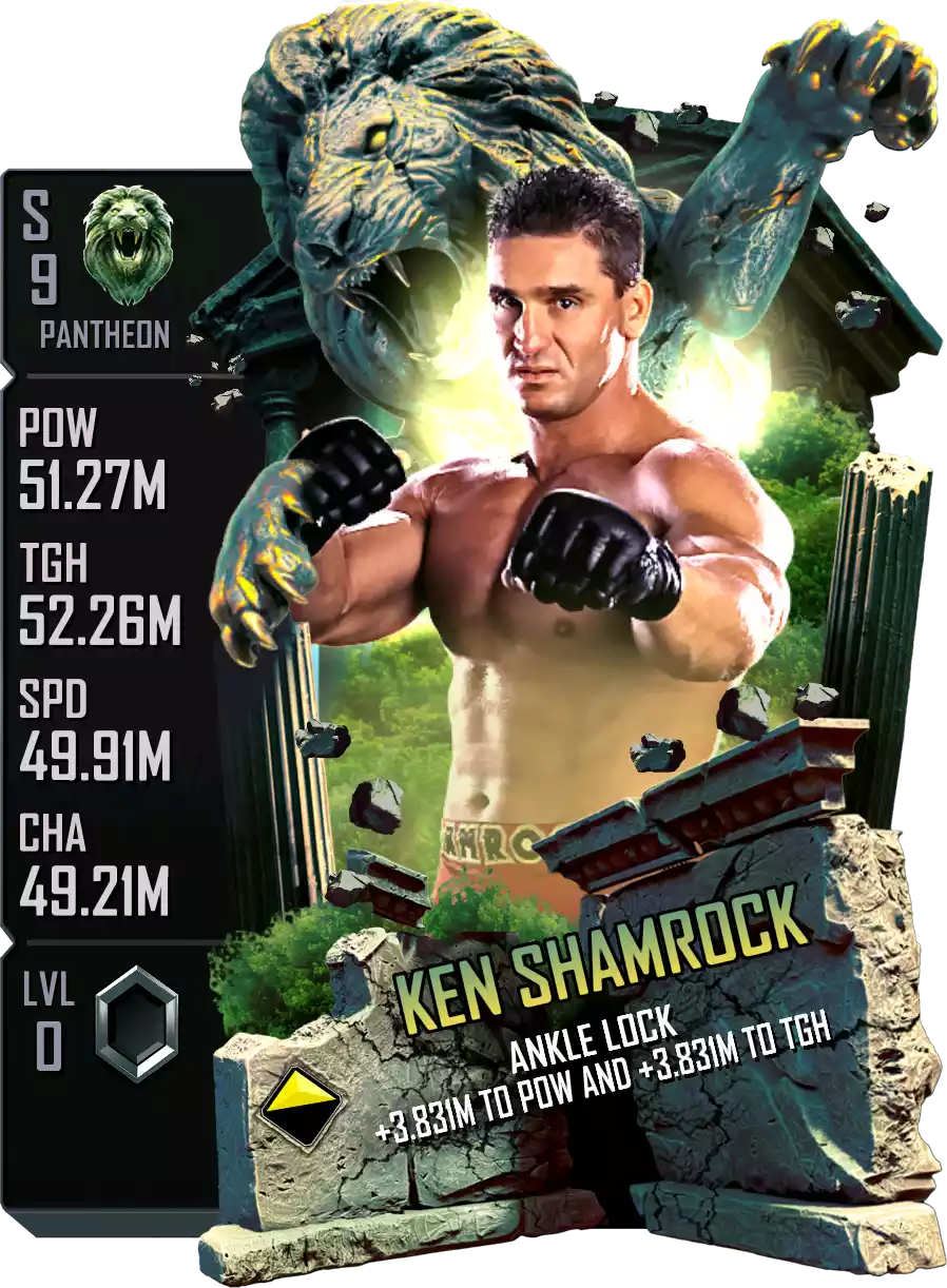 Pantheon - Ken Shamrock - Standard Card from WWE Supercard