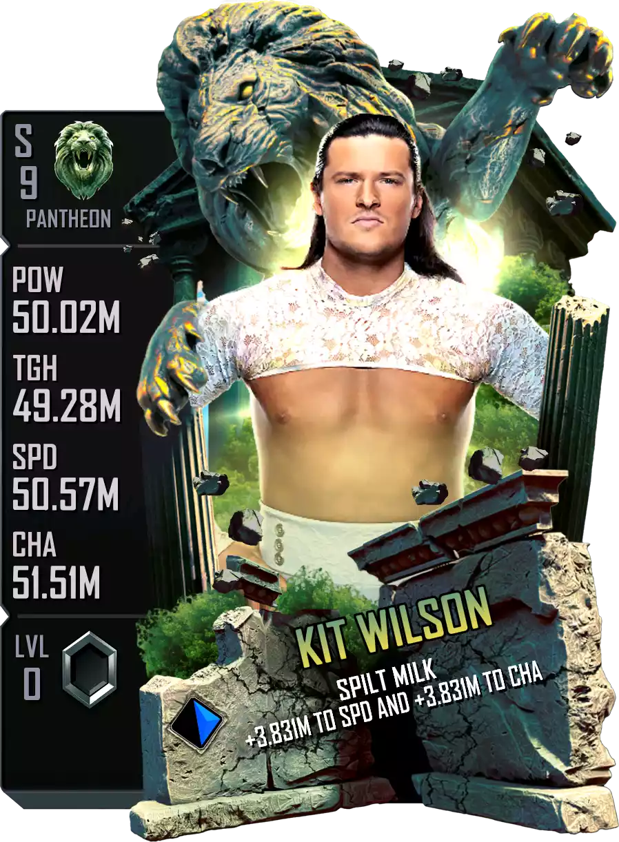 Pantheon - Kit Wilson - Standard Card from WWE Supercard